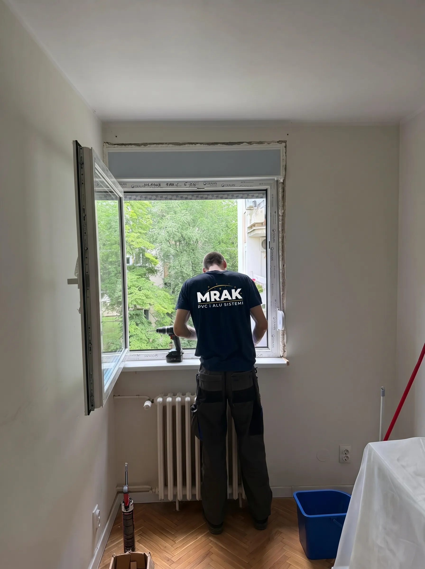 Proces ugradnje PVC i ALU stolarije, MRAK Zrenjanin